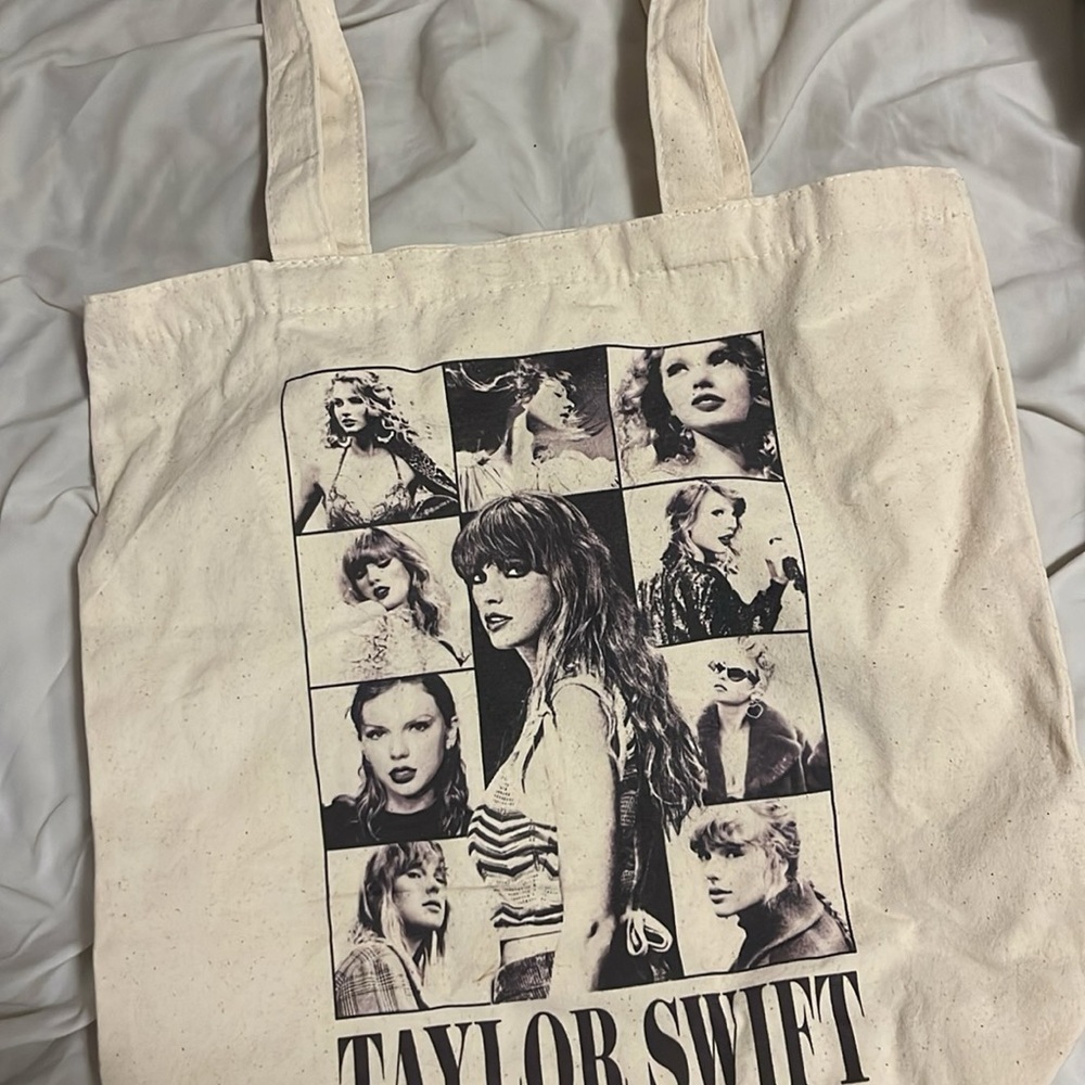 Taylor Swift Beige Tote Bag